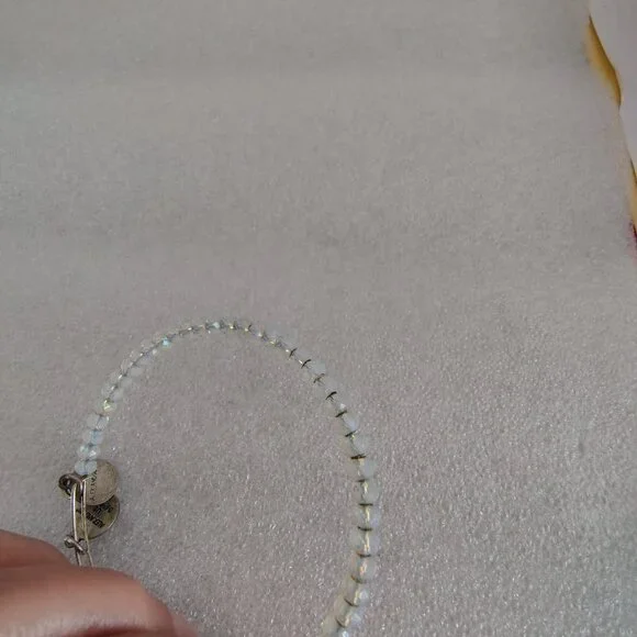 Alex and Ani Iridescent Beaded  Bracelet  Expandable Bangle 562 - Picture 2 of 4